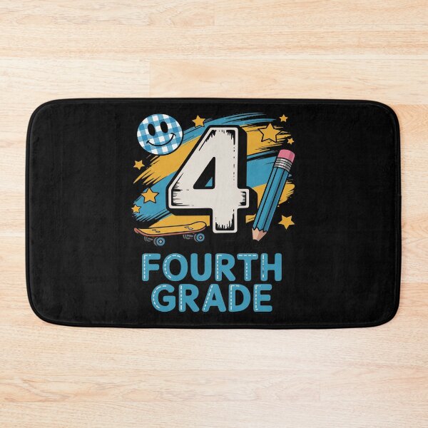 Item preview, Fourth Grade Checkered Smile Face Back To School Teacher designed and sold by Idarmotar.