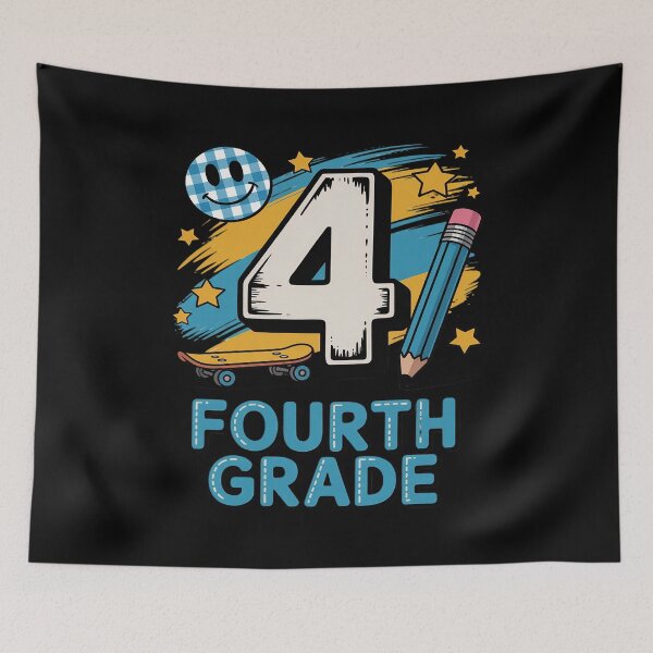 Item preview, Fourth Grade Checkered Smile Face Back To School Teacher designed and sold by Idarmotar.