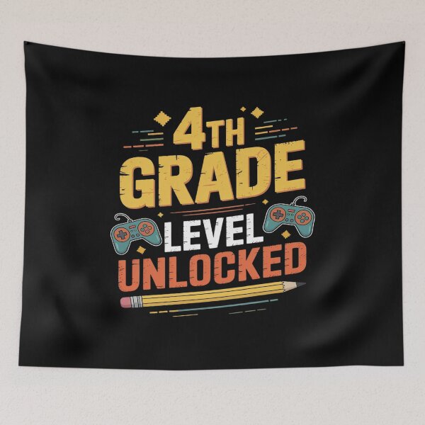 Item preview, Fourth Grade Level Unlocked Funny Video Game School designed and sold by Idarmotar.