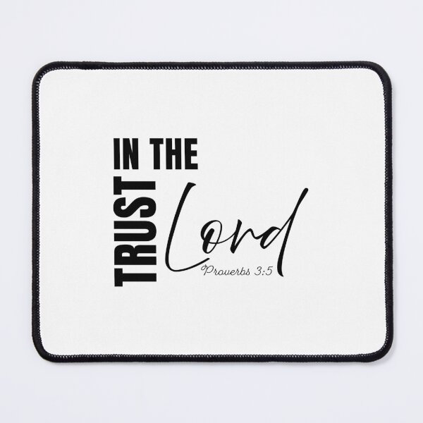 Item preview, Trust In The Lord | Inspirational Christian Quote Typography Design designed and sold by CrossCrafted.