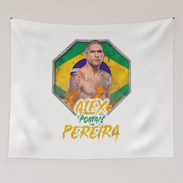 Item preview, Alex Poatan Pereira designed and sold by MythicMosaics.