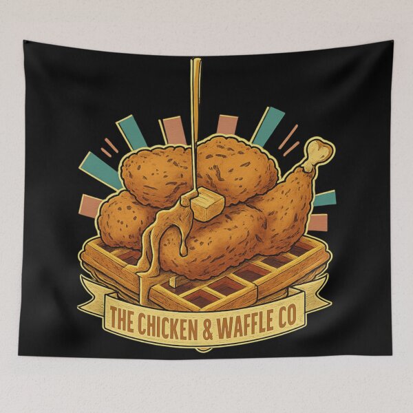 Item preview, Golden Diner Chicken & Waffle designed and sold by Iuqiune.