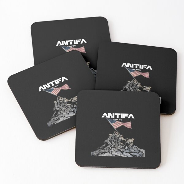Item preview, Antifa - Anti Fascist Action circa 1945, Democracy ,No Kings in America designed and sold by Haupalette.