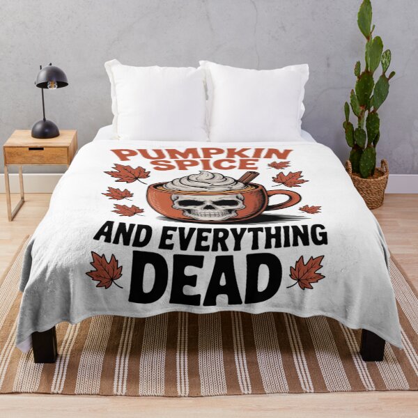 Item preview, Creepy Cute Pumpkin Spice And Everything Dead Halloween designed and sold by PunkNation-Arts.