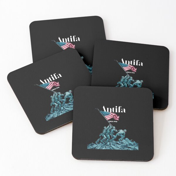 Item preview, Antifa -  Anti Fascist Action circa 1945, Democracy ,No Kings in America designed and sold by Haupalette.