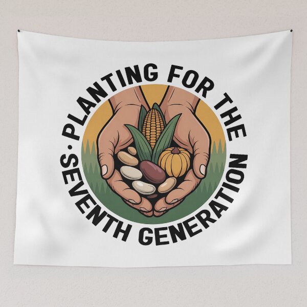 Item preview, Planting For The Seventh Generation • Seedkeeper Badge designed and sold by Blok45.