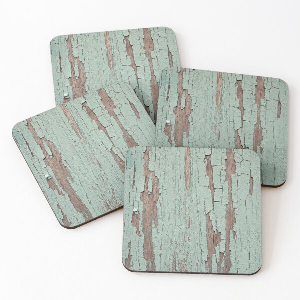 Item preview, Vintage Teal Peeling Paint on Weathered Wood Texture designed and sold by The Rust Lab.