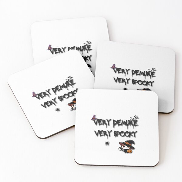 Item preview, "Very Demure Very Spooky Aesthetic Halloween Quote | Cute Witch Kawaii Design for Halloween 2025" designed and sold by Uramerstore.