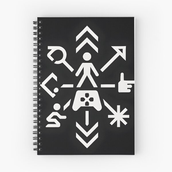 Item preview, Gamer Skill Tree Icons – Minimal Monochrome Controller HUD designed and sold by VoidBloom Studio.