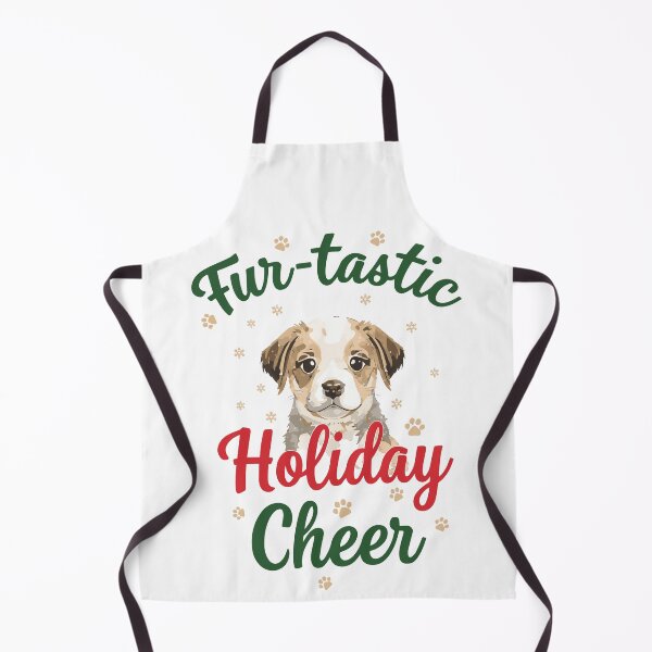 Item preview, Fur-tastic Holiday Cheer Christmas Dog T-Shirt Design designed and sold by DavidTeeStudio.