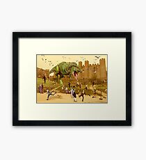 Jurasic Incident in Obidos Framed Print