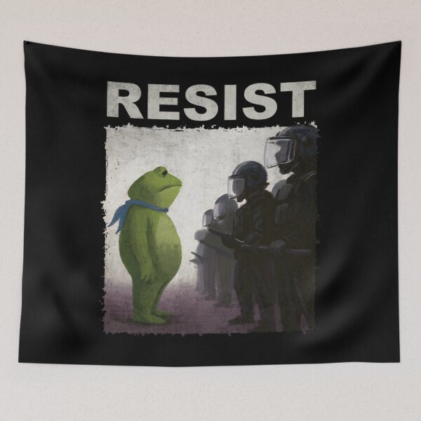 Item preview, Portland Frogs Together Strong, No Kings In America, No Kings designed and sold by Haupalette.
