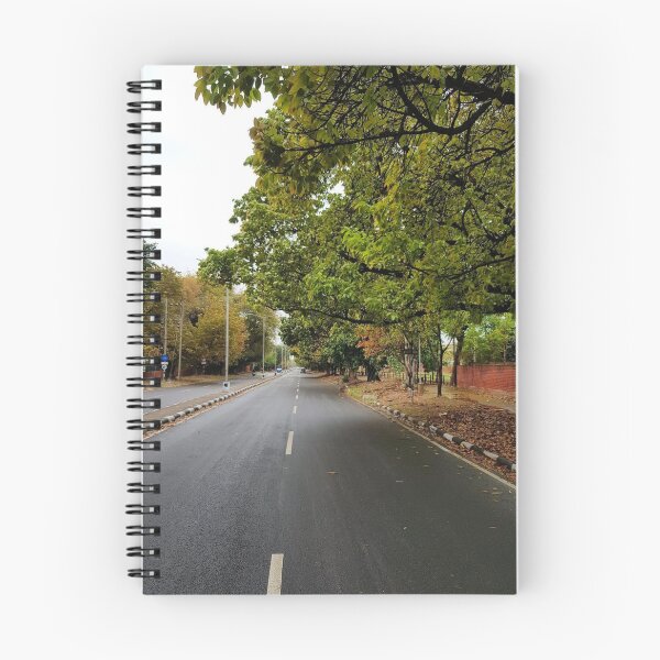 Item preview, Tree-Lined Road in Autumn designed and sold by Saramountain.
