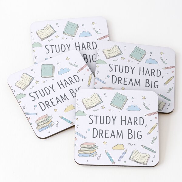 Item preview, Study Hard, Dream Big – Student Motivation Design designed and sold by Amr Darwish Graphic designer.