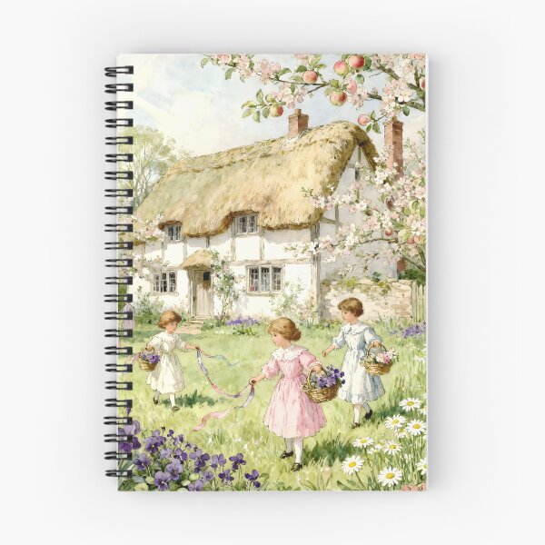 Item preview, Enchanted English Cottage and Magic Flowers Spring designed and sold by SoniaSarkali.