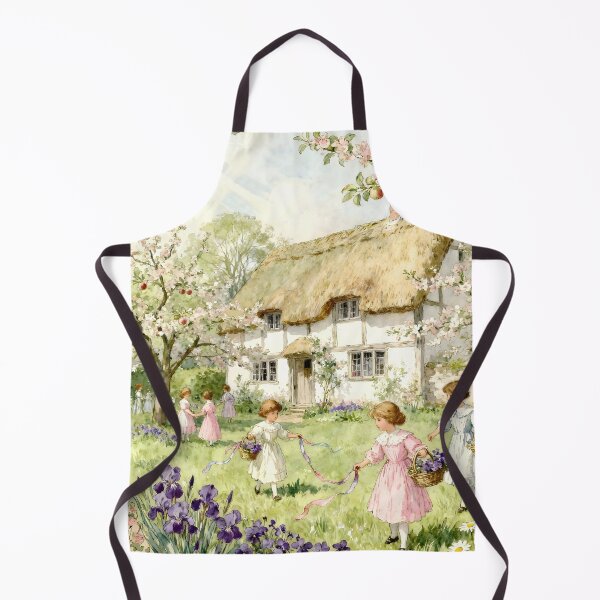 Item preview, Enchanted English Cottage and Magic Flowers Spring designed and sold by SoniaSarkali.