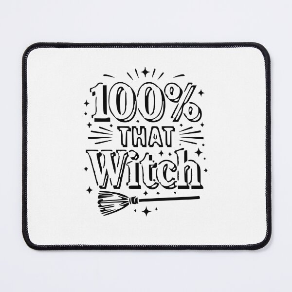 Item preview, 100% That Witch – Confident Witchy Halloween Quote designed and sold by Bold Doodles.