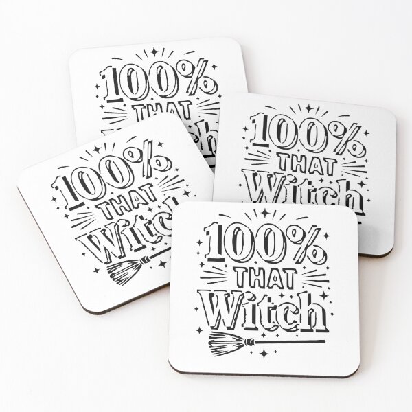 Item preview, 100% That Witch – Confident Witchy Halloween Quote designed and sold by Bold Doodles.