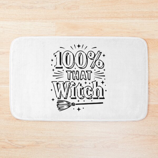 Item preview, 100% That Witch – Confident Witchy Halloween Quote designed and sold by Bold Doodles.