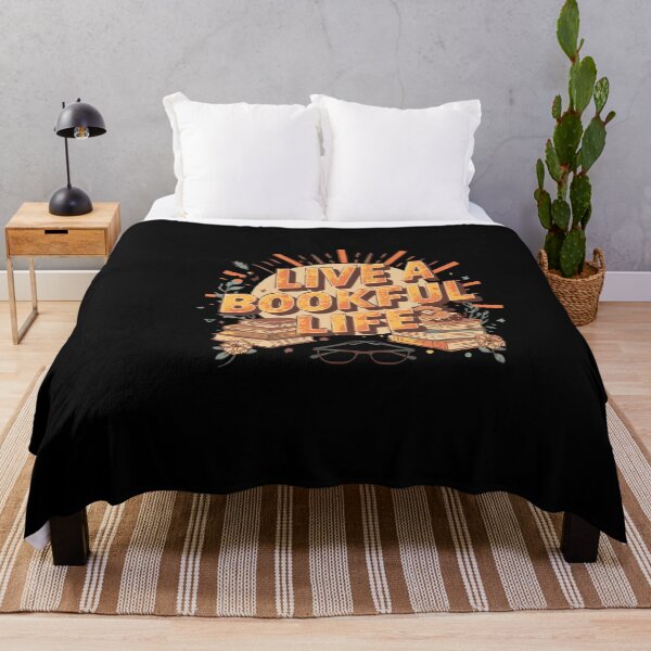 Item preview, Live a Bookful Life – Retro Book Lover T-Shirt designed and sold by Happyhoo1.