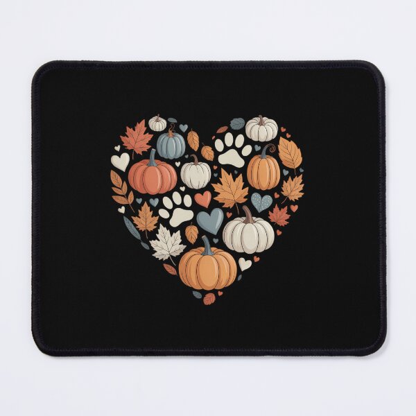 Item preview, Cute Dog Cat Paw Print Pumpkin Autumn Leaf Fall Thanksgiving designed and sold by PunkNation-Arts.