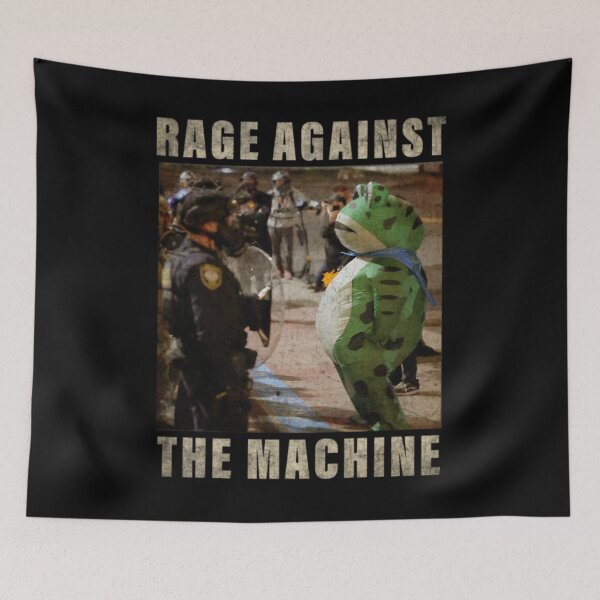 Item preview, Portland-Frog Protest Rage Against Machine, No Kings In America, No Kings designed and sold by Haupalette.
