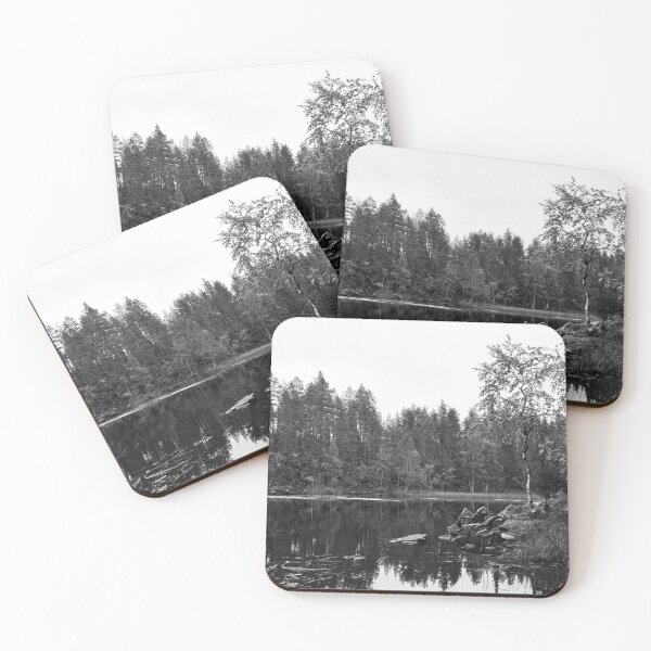 Item preview, Reflections on the lake. Kuusamo, Pieni karhunkierros 2025 bw designed and sold by Jouko Lehto Photography.