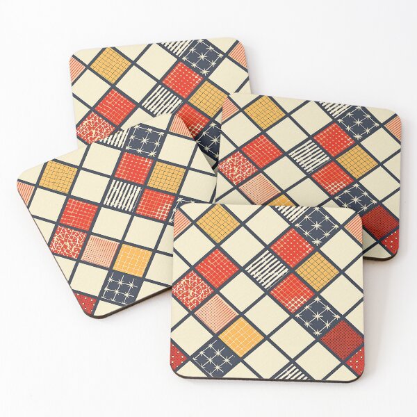 Item preview, Japanese Hishi Diamond Patchwork designed and sold by KaitoJapanDesign.