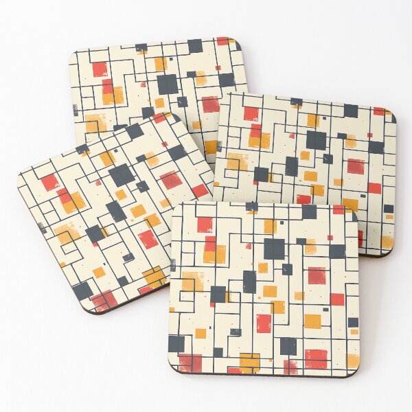 Item preview, Japanese Chokaku Scattered Grid Patchwork designed and sold by KaitoJapanDesign.