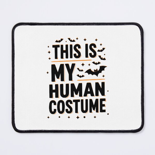 Item preview, This Is My Human Costume – Funny Halloween Joke Design designed and sold by Bold Doodles.