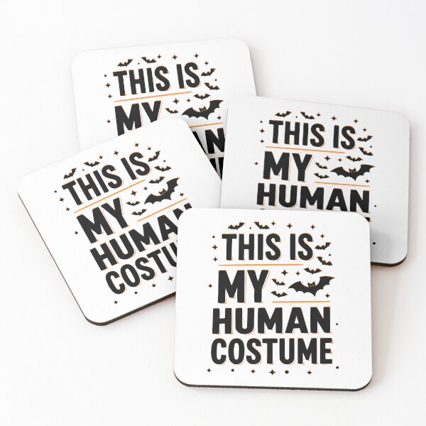 Item preview, This Is My Human Costume – Funny Halloween Joke Design designed and sold by Bold Doodles.