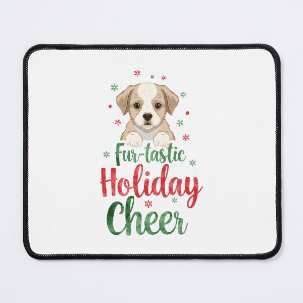 Item preview, Fur-tastic Holiday Cheer Dog Christmas T-Shirt Design designed and sold by DavidTeeStudio.