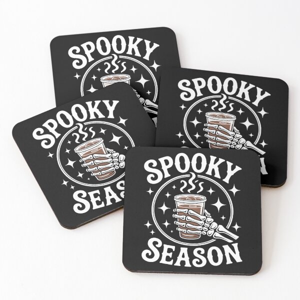 Item preview, Drinking coffee spooky season designed and sold by HellD3vil-Art.