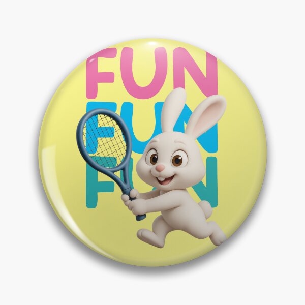 Item preview, cute bunny plays tennis designed and sold by Mauswohn.