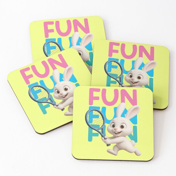 Item preview, cute bunny plays tennis designed and sold by Mauswohn.