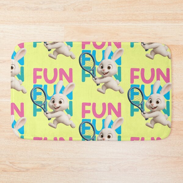 Item preview, cute bunny plays tennis designed and sold by Mauswohn.