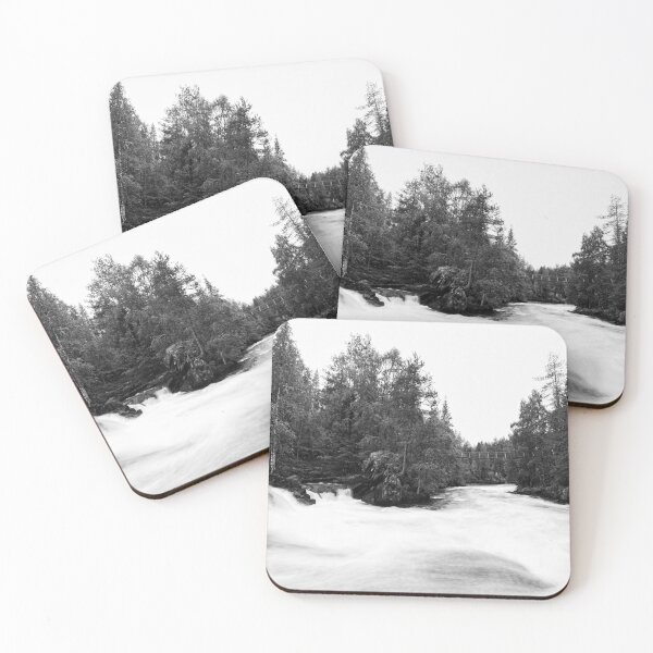 Item preview, Myllykoski whites. Kuusamo, Pieni karhunkierros 2025 bw designed and sold by Jouko Lehto Photography.