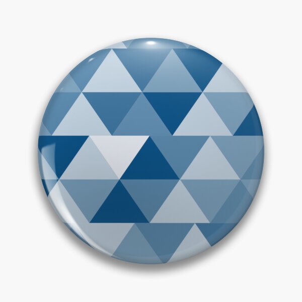Item preview, Geometric Triangle Pattern – Blue Background Modern Design designed and sold by Cultradesign.