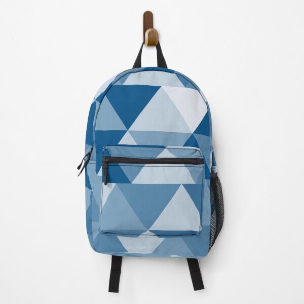 Item preview, Geometric Triangle Pattern – Blue Background Modern Design designed and sold by Cultradesign.