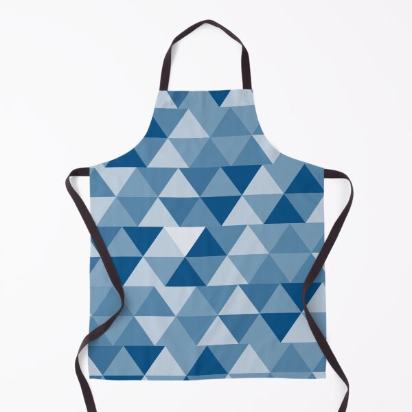 Item preview, Geometric Triangle Pattern – Blue Background Modern Design designed and sold by Cultradesign.