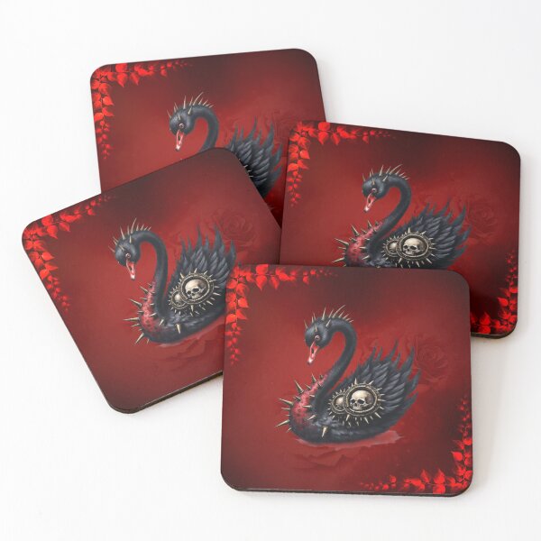 Item preview, Not Your Average Swan – Spikes, Skulls & Sass. designed and sold by nicky2342.