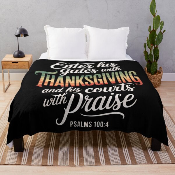 Item preview, Enter His Gates With Thanksgiving Quote Fall Thanksgiving Christian Thankful Blessing designed and sold by HellD3vil-Art.