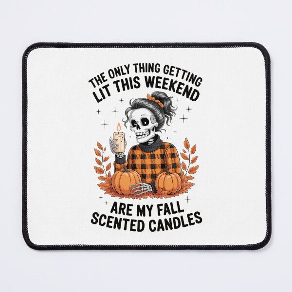 Item preview, Fall skeleton woman The only thing getting lit this weekend are my fall scented candles designed and sold by HellD3vil-Art.