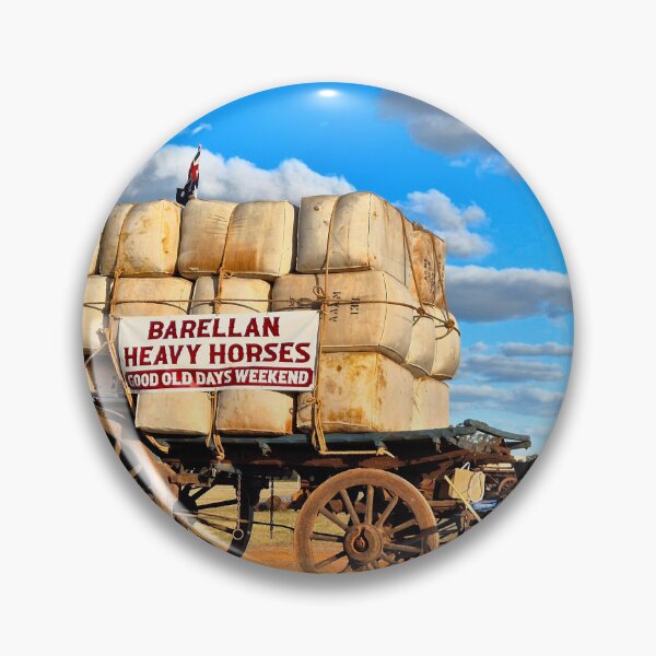 Item preview, Old wagon and wool bales, Barellan, Australia designed and sold by FranWest.