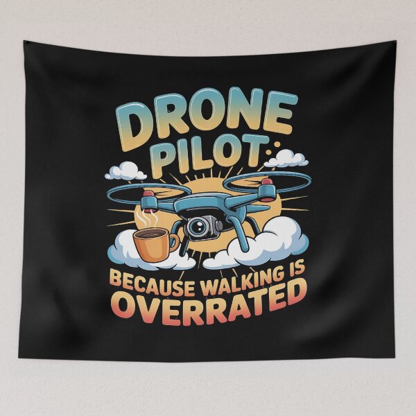 Item preview, Drone - drones - drone pilot - fpv drone - maker culture - crash landing - drone enthusiasts - aerial hobby techwear - drone community – FPV hobbyists – creative pilots – Flying drones – modern pilots designed and sold by JansenGS.