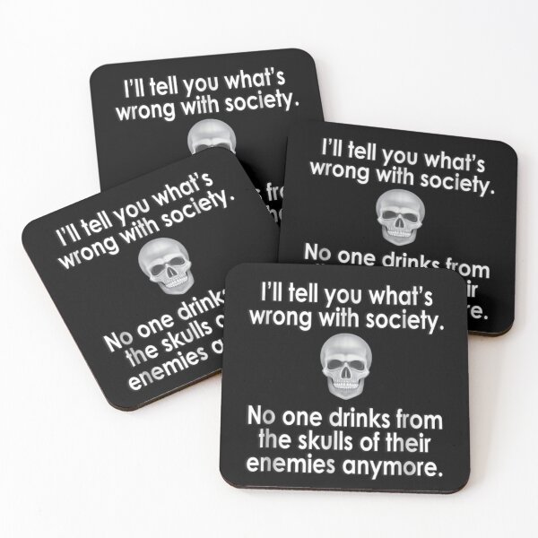 Item preview, I'll Tell You What's Wrong Society Skull Dark Humor Quote designed and sold by SaboCollita.