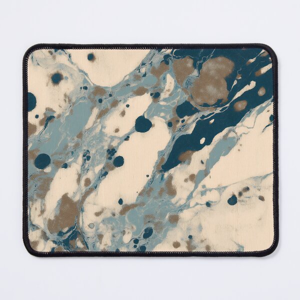 Item preview, Muted Ocean Flow Abstract Turkish Ebru Art designed and sold by Loeiza Marik.