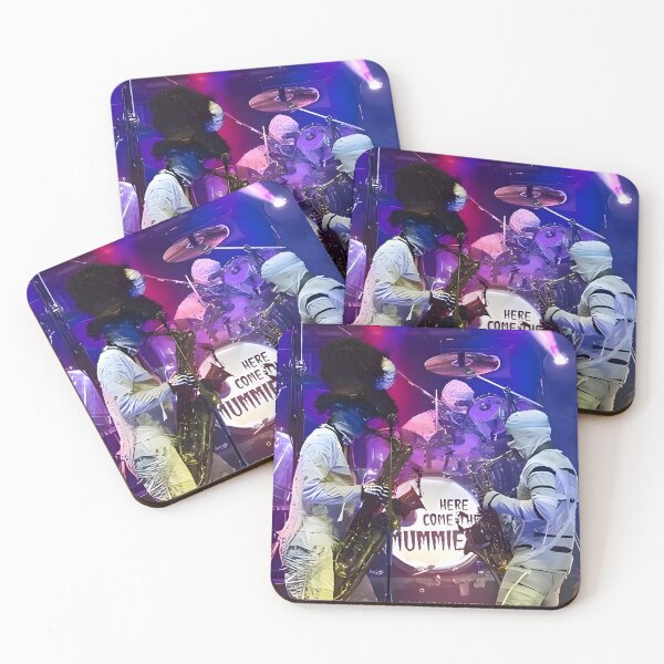 Item preview, The Mummies – Funk Rock Stage Art with Spooky Vibes designed and sold by donestufosaf.