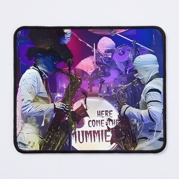 Item preview, The Mummies – Funk Rock Stage Art with Spooky Vibes designed and sold by donestufosaf.