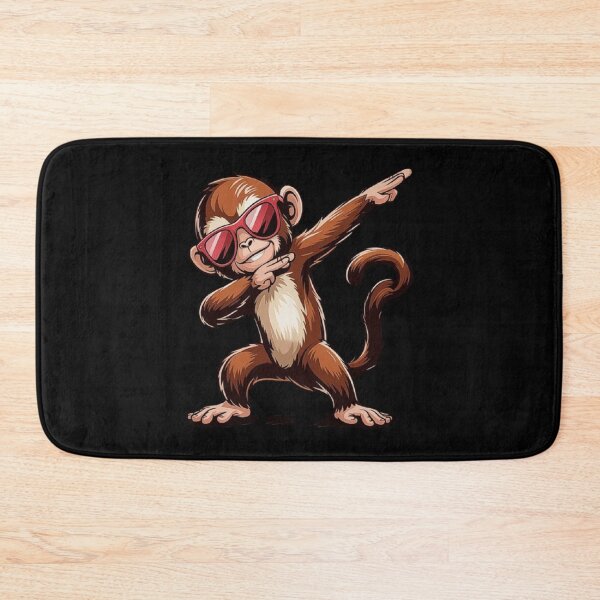 Item preview, Cool Cartoon Monkey with Sunglasses Doing Dab Pose | Funny Animal Illustration designed and sold by love3617.